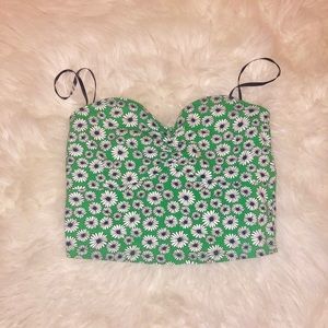 Floral crop top